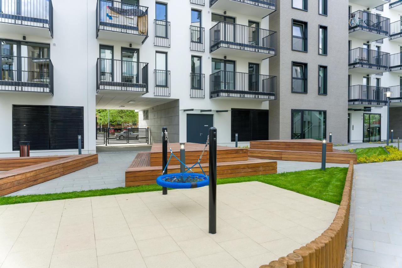 Warta View Apartments Poznan Bagian luar foto