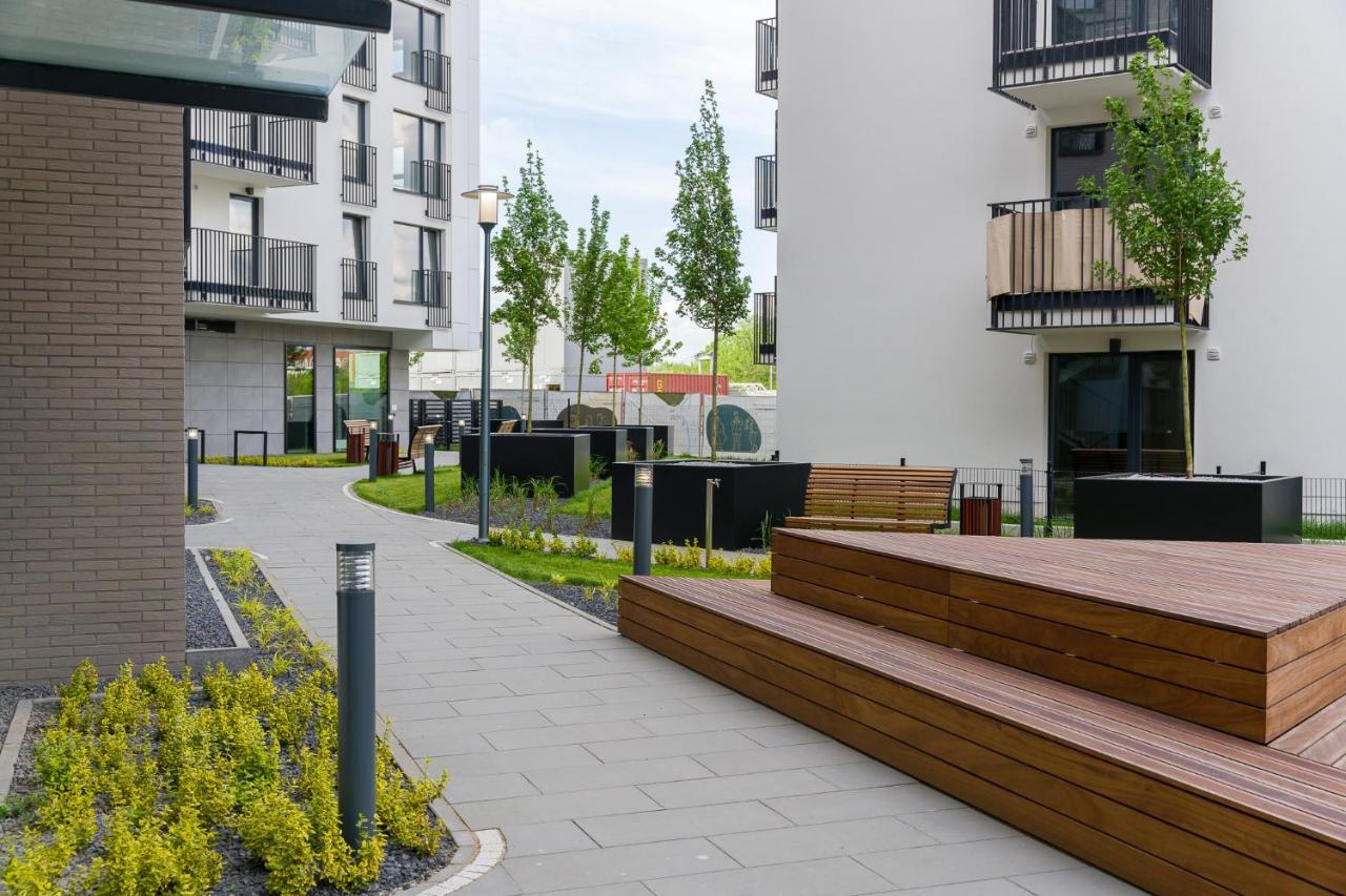 Warta View Apartments Poznan Bagian luar foto