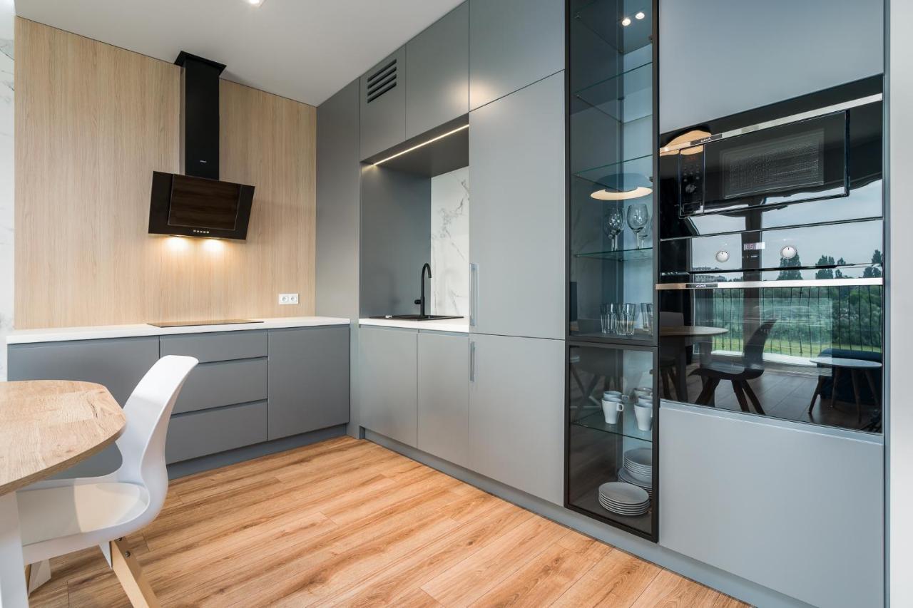 Warta View Apartments Poznan Bagian luar foto